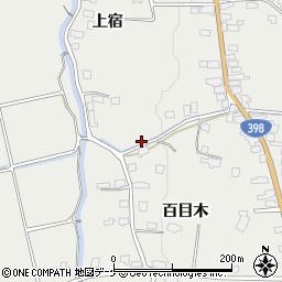 秋田県湯沢市三梨町百目木11周辺の地図