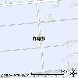 岩手県奥州市胆沢南都田（作屋敷）周辺の地図