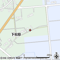 岩手県奥州市胆沢若柳下松原216周辺の地図