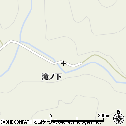 秋田県横手市増田町狙半内滝ノ下101周辺の地図