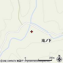 秋田県横手市増田町狙半内滝ノ下32周辺の地図