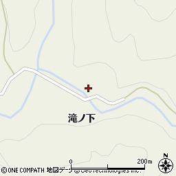 秋田県横手市増田町狙半内滝ノ下91周辺の地図