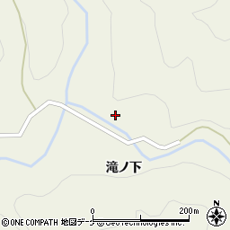 秋田県横手市増田町狙半内滝ノ下62周辺の地図