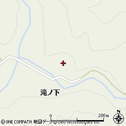 秋田県横手市増田町狙半内滝ノ下97周辺の地図