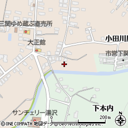 秋田県湯沢市関口小田川原6周辺の地図