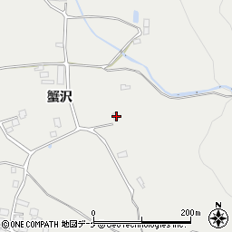 秋田県湯沢市三梨町蟹沢105周辺の地図