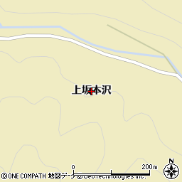 岩手県大船渡市日頃市町（上坂本沢）周辺の地図
