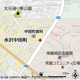 中田町周辺の地図