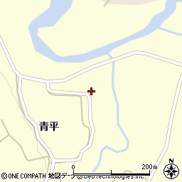 秋田県由利本荘市鳥海町下笹子泉ヶ平25周辺の地図