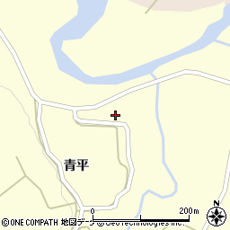 秋田県由利本荘市鳥海町下笹子泉ヶ平27周辺の地図