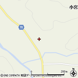 秋田県由利本荘市鳥海町上直根小宮内周辺の地図
