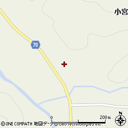 秋田県由利本荘市鳥海町上直根（小宮内）周辺の地図