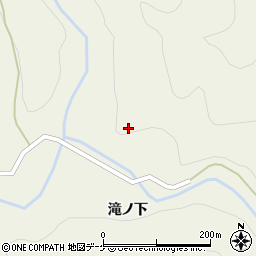 秋田県横手市増田町狙半内滝ノ下55周辺の地図