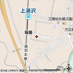 秋田県湯沢市関口（堀量）周辺の地図
