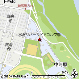 岩手県奥州市水沢真城明神堂周辺の地図