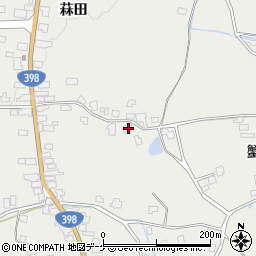 秋田県湯沢市三梨町菻田29周辺の地図