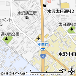 日産プリンス岩手水沢店周辺の地図