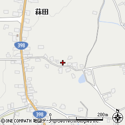 秋田県湯沢市三梨町菻田47周辺の地図