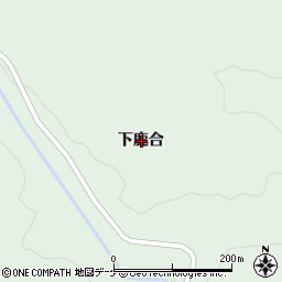 岩手県奥州市胆沢若柳下鹿合周辺の地図