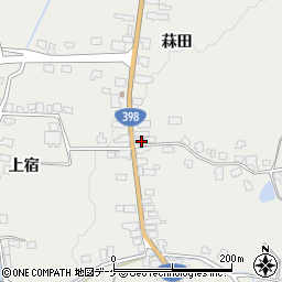 秋田県湯沢市三梨町菻田36周辺の地図