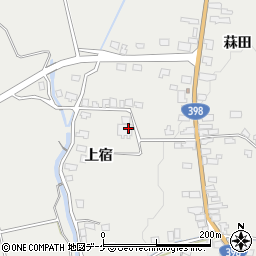 秋田県湯沢市三梨町上宿62周辺の地図