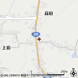 秋田県湯沢市三梨町菻田36-1周辺の地図