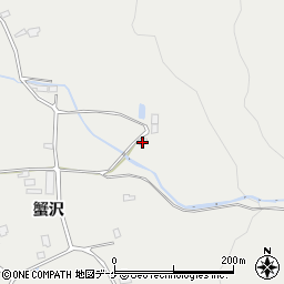 秋田県湯沢市三梨町蟹沢81周辺の地図