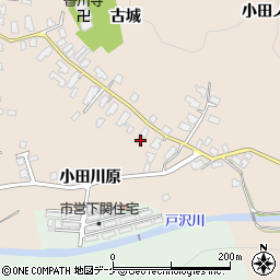 秋田県湯沢市関口関口186周辺の地図