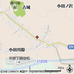 秋田県湯沢市関口関口170周辺の地図