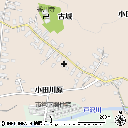 秋田県湯沢市関口関口187周辺の地図