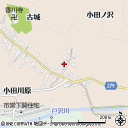 秋田県湯沢市関口関口172周辺の地図