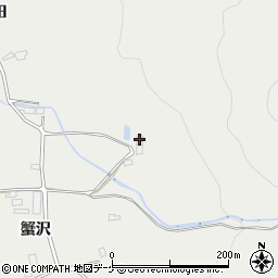 秋田県湯沢市三梨町蟹沢77周辺の地図