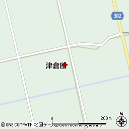 岩手県奥州市胆沢若柳津倉田周辺の地図