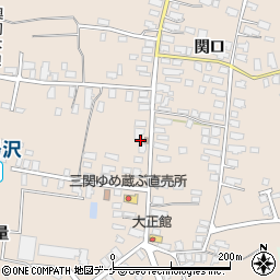 秋田県湯沢市関口関口39周辺の地図