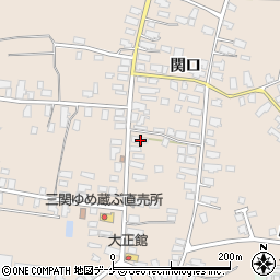 秋田県湯沢市関口関口16-4周辺の地図