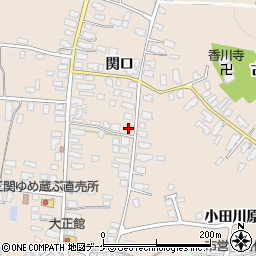 秋田県湯沢市関口関口121周辺の地図