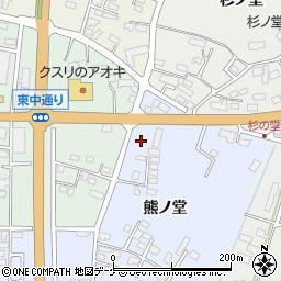 岩手県奥州市水沢真城熊ノ堂32-9周辺の地図