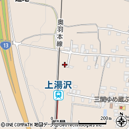 秋田県湯沢市関口関口48周辺の地図