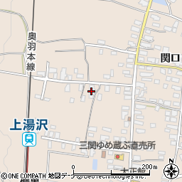 秋田県湯沢市関口関口44周辺の地図
