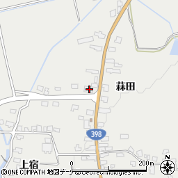 秋田県湯沢市三梨町菻田128周辺の地図