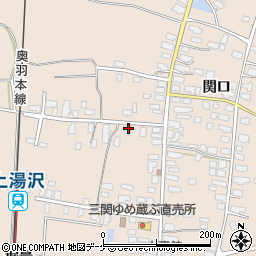 秋田県湯沢市関口関口43周辺の地図