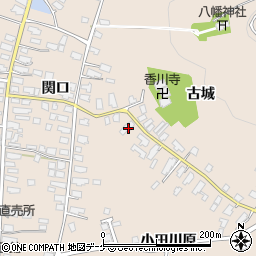秋田県湯沢市関口関口198周辺の地図