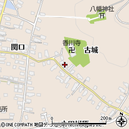 秋田県湯沢市関口関口159周辺の地図