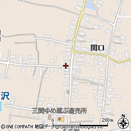 秋田県湯沢市関口関口61周辺の地図