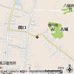 秋田県湯沢市関口関口127周辺の地図