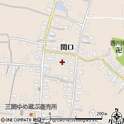 秋田県湯沢市関口関口周辺の地図