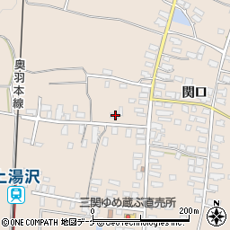 秋田県湯沢市関口関口60周辺の地図
