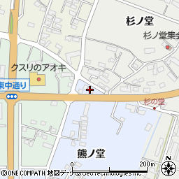 岩手県奥州市水沢真城熊ノ堂33-1周辺の地図