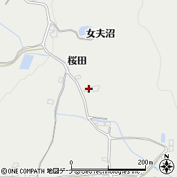 秋田県湯沢市三梨町桜田114周辺の地図