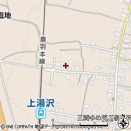 秋田県湯沢市関口関口57周辺の地図
